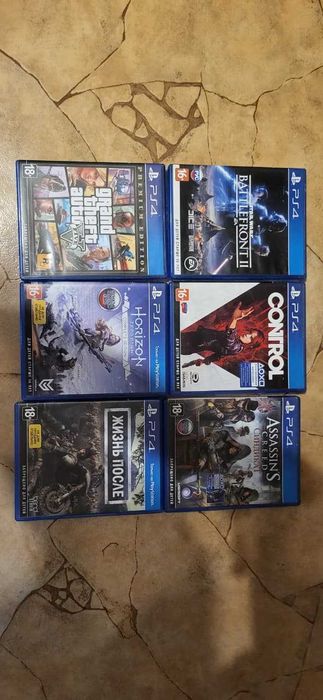 PS4 slim 1tb 6 дисков