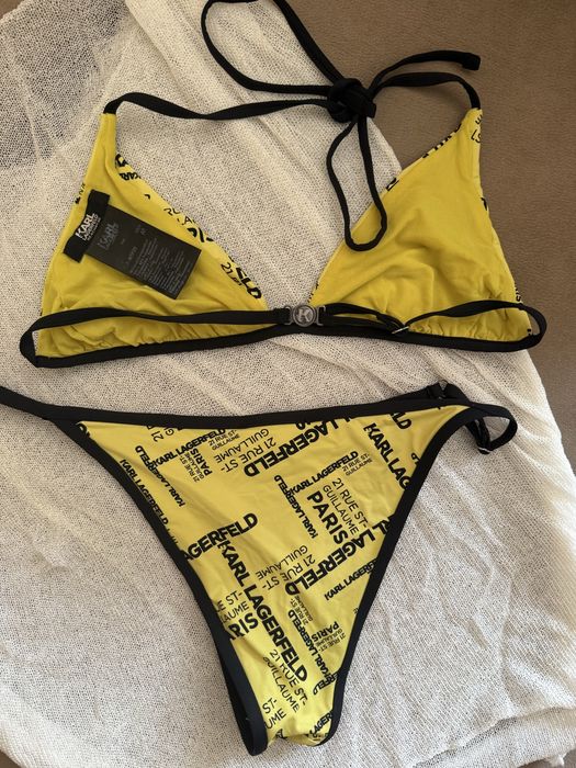 Бански костюм Alessa +Кърпа / Karl Lagerfeld плажно облекло