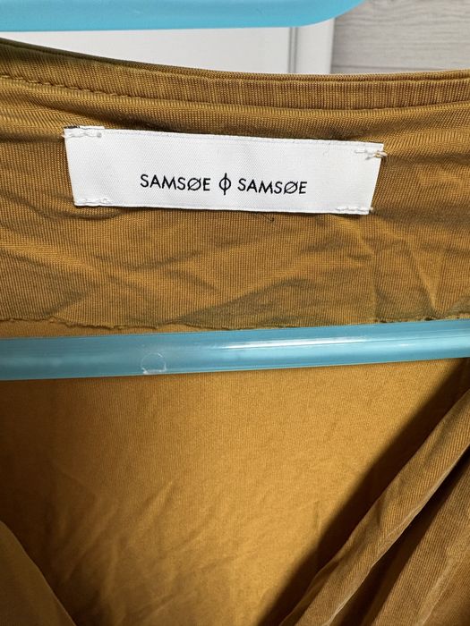 Дамска рокля Samsoe Samsoe. Материя-купро+еластан. Цвят-GOLDEN BROWN.