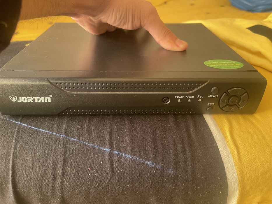 DVR Jortan negru cu cablu alimentare