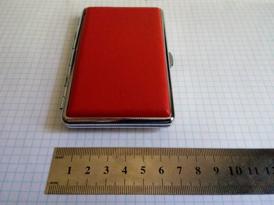 портсигары универсальные отделанные  кожей