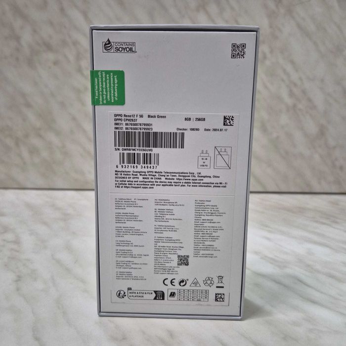 Telefon OPPO Reno12F 5g Black Green 256GB 8gb Zeus Amanet Rahova 30234