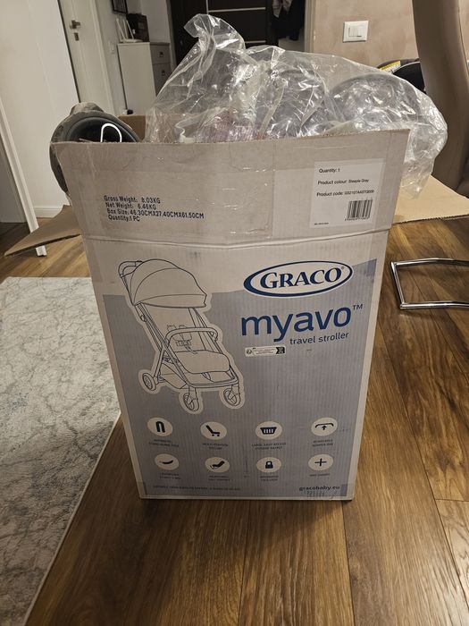 Carucior 2in1 Graco Myavo l, 0-22 kg, pliabil  si usor