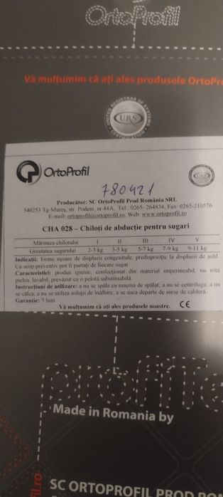 Chilot abducție displazie de sold copii mărimea 2