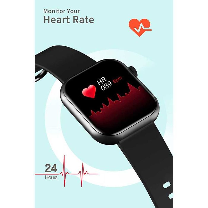 Смарт часовник CUBOT C5, 43mm, TPU Strap Black