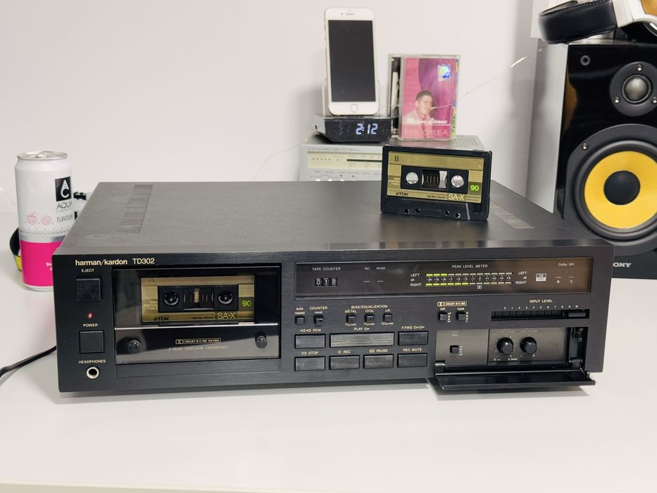 Deck japonez Harman/Kardon TD302,Bias,Mpx,Dolby,sunet foarte bun !!