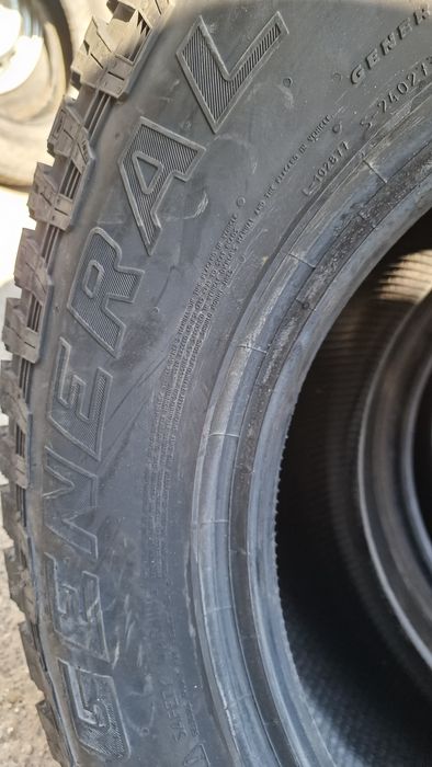 Anvelope 265/70R16 marca General, All Terrain, noi