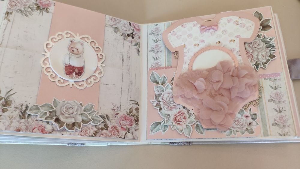 Ръчно изработен детски бебешки албум за снимки