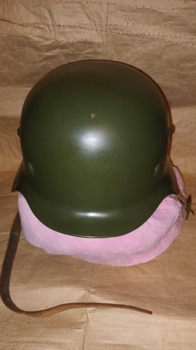 + Casca germana M35 ww2 cu husa camo italian +