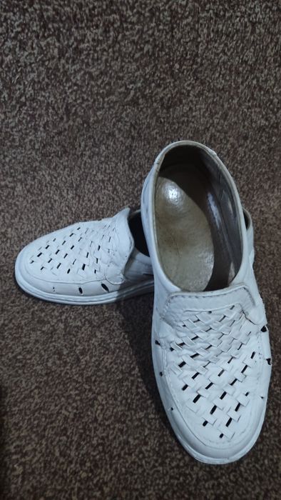 Туфли летние кожаные тигина