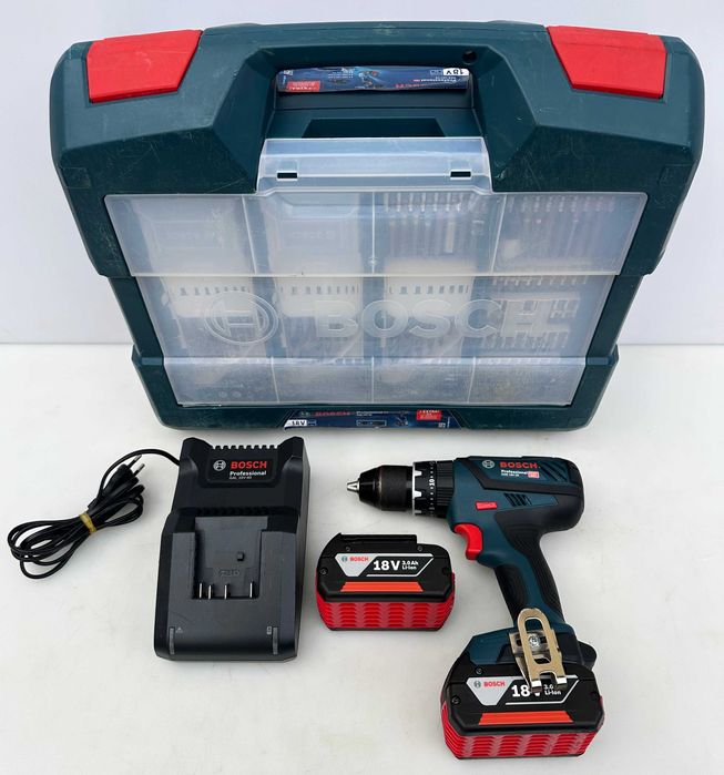 BOSCH GSB 18V-28 - Акумулаторен ударен винтоверт неразличим от нов!
