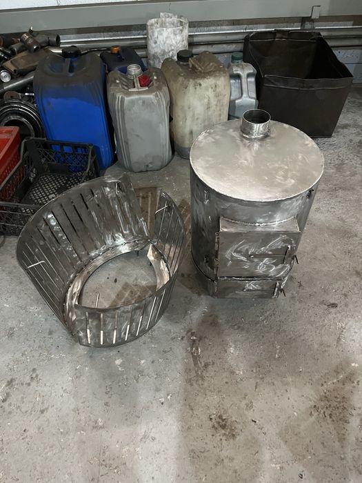 Мобильная банная печка