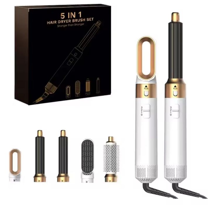 Uscător Profesional 5-în-1 pentru coafat rapid