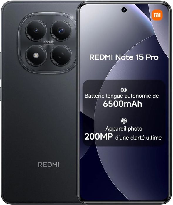 НОВ! Xiaomi Redmi Note 15 Pro 4G 256GB 8RAM Black / Blue / Titanium 2г. Гаранция!