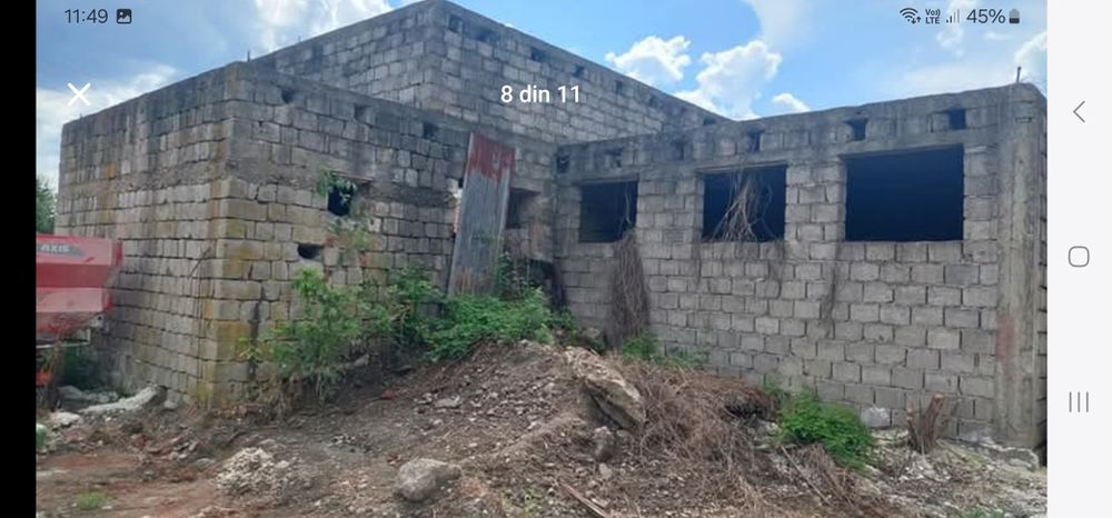 Închiriez casa neterminata de 240 m2 în bacia