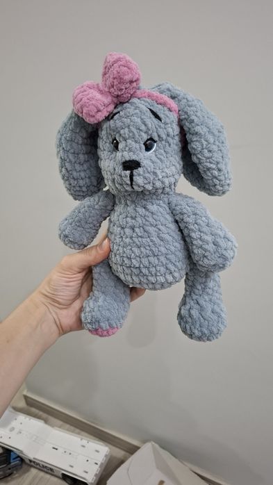 Ръчно плетено зайче