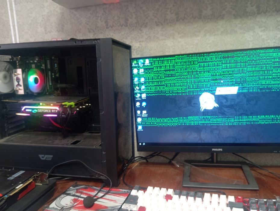 Продам rtx2070 8gb с артифактами