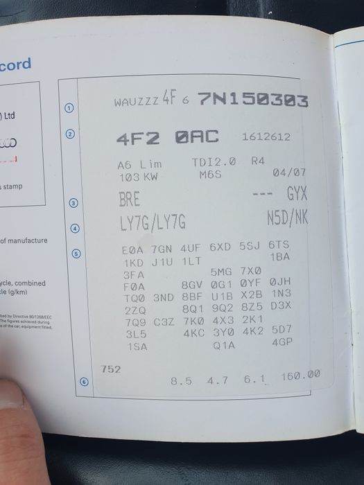 Dezmembrez Audi A6 C6 2.0 TDI BRE