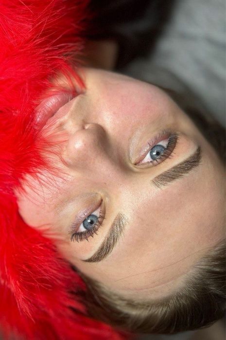 Перманентный макияж теневая растушевка