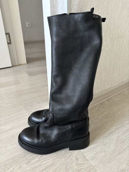 Сапоги из натуральной кожи