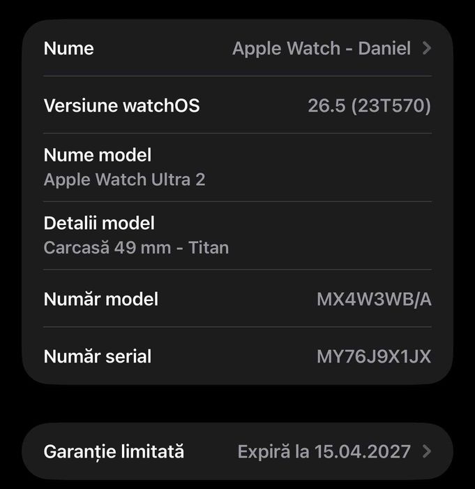 Apple Watch Ultra 2 Black / Amanet Cashbook Colentina