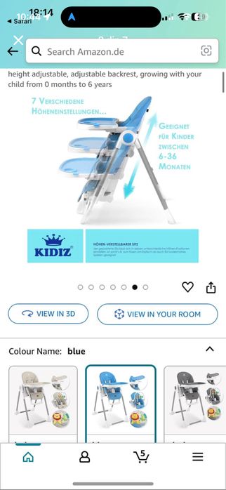 Scaun bebe cu 4 functii