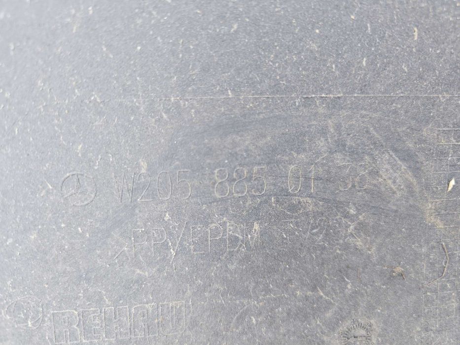 Задна броня Mercedes W205 C class  черна