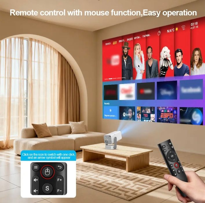 Проектор Thundeal TD80pro mini Full HD