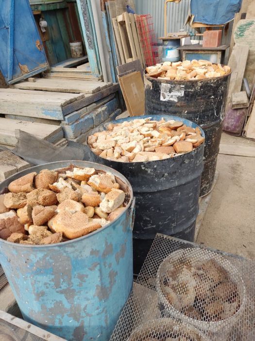 Хлеб для животных, отходы