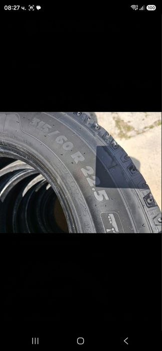Гуми 315/60/22.5  315/70/22.5 цола 2х4 бр