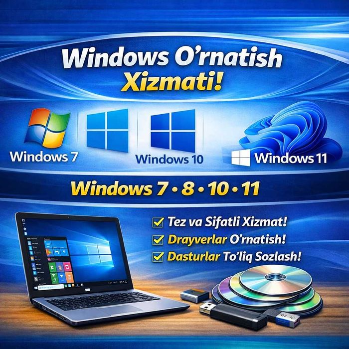 Windows o'rnatish