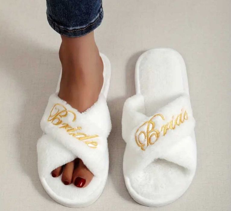 Пантофи Bride за сватба / моминско парти