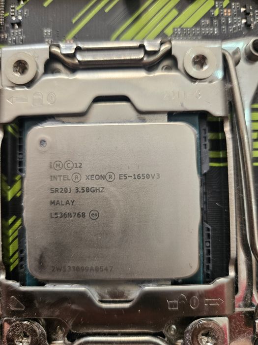 Комплект дъно X99 и CPU XEON E5 1650 v3