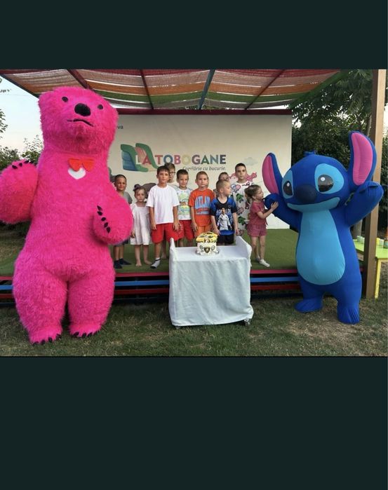 Oglinda foto/mascote gonflabile/masina baloane/tun fum/fum gr/tort sht