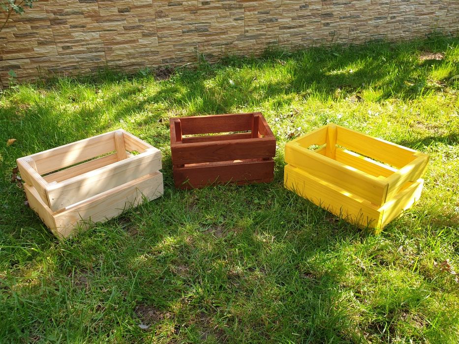 Дървени щайги,декоративни щайги декорация щайга