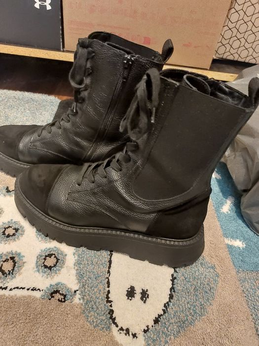 Боти Бианки естествена кожа 40н