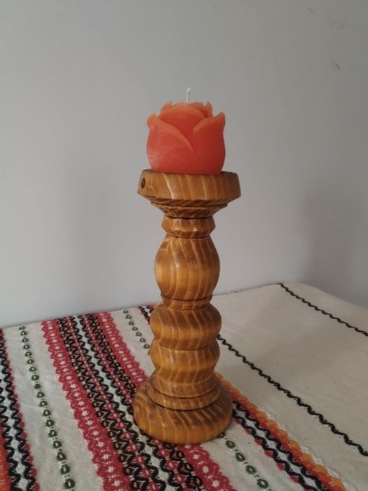 Дървена ръчно изработена декорация за дом