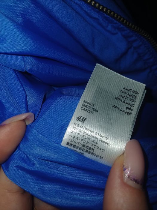 Jachetă damă H&M – mărimea M, culoare albastră