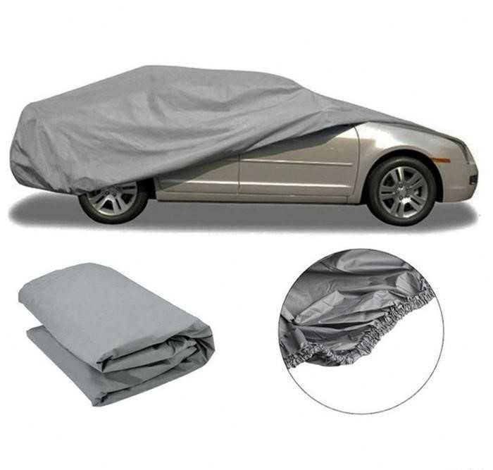 Универсално водоустойчиво покривало за кола с UV защита (Сив цвят) - размер M, L, XL, XXL