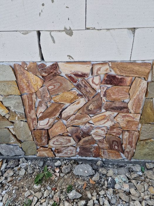 Piatra naturala decorativa/travertin scapitat/poligonala