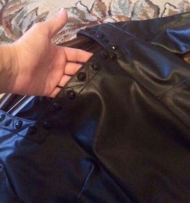 Платье кожаное новое