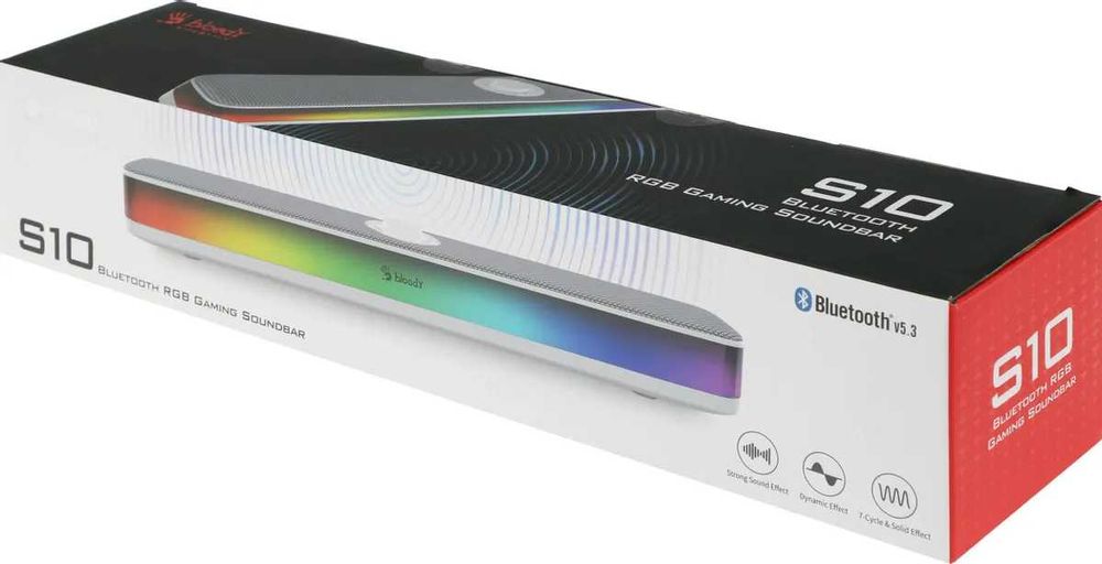 Bloody S10 Bluetooth RGB (BLACK / WHITE) Игровая колонка 1.4