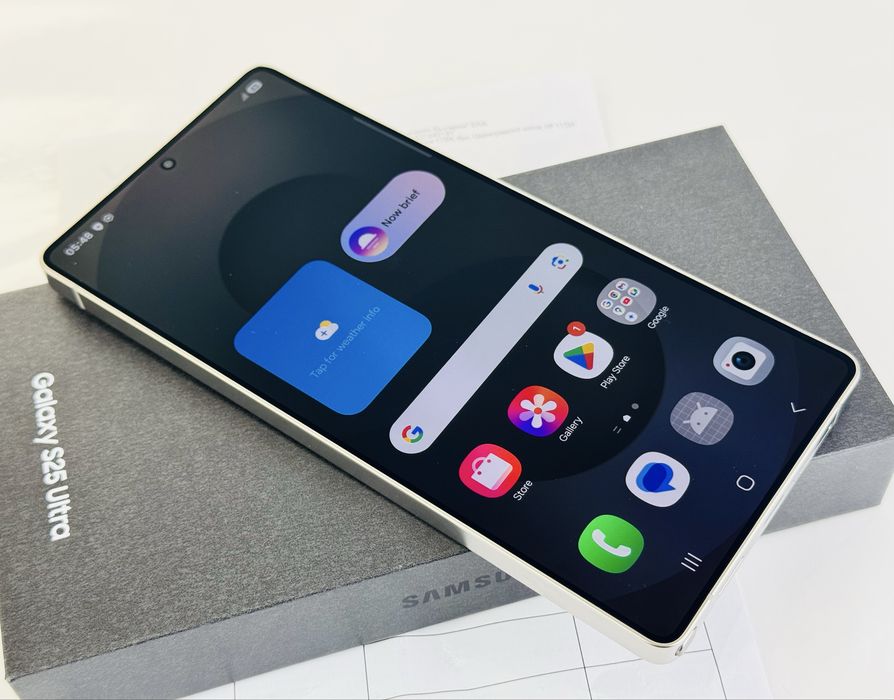 Samsung S25 Ultra 5G 256GB Titanium Gray 100% Батерия 2г. Гаранция!