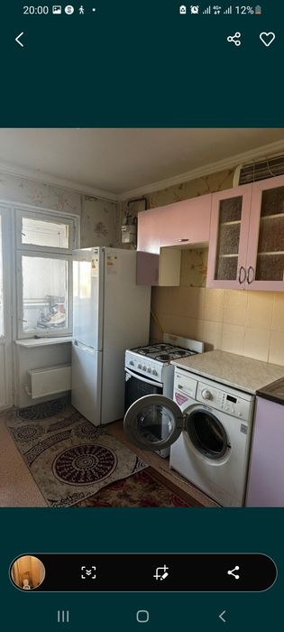 Жалға беріледі 2 бөлмелі пәтер студенттер қыздарға