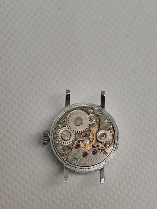 Ceas Damă Mecanic CHAIKA 1601 A - 17 Rubine - Vintage URSS