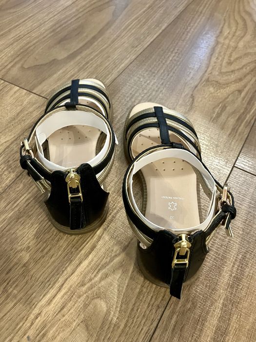 Детски сандали Geox Karly black/platinum