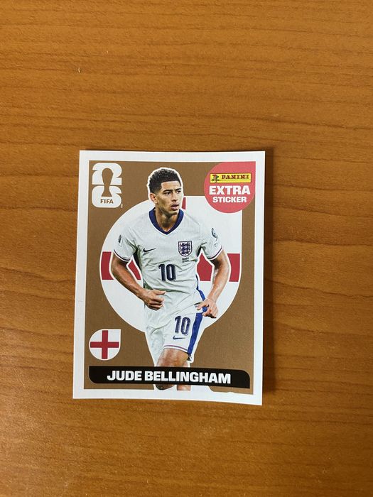 レア　値下げ　2022 World Cup Bellingham Vând Jude Bellingham EXTRA Sticker Bronze – Panini FIFA World Cup