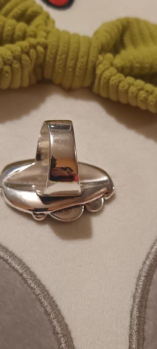 Inel super marime mare cu pietre albastre