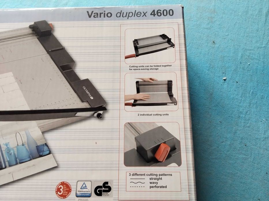 оригинална немска гилотина за рязане фотографии и визитки