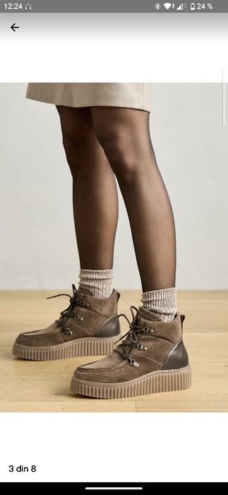 Botine Marc O'Polo cu talpa ortopedica, noi, mărime 38